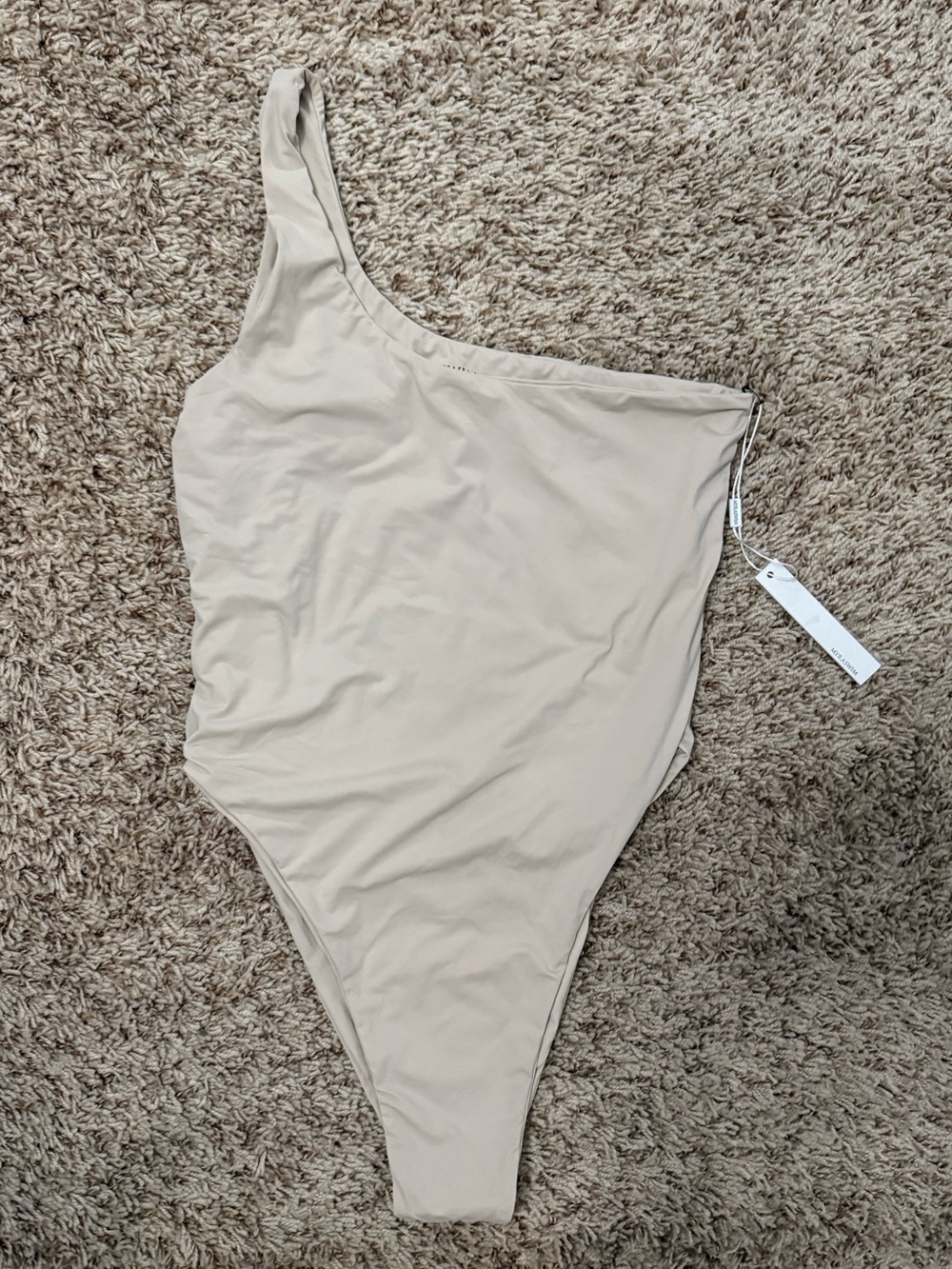 NWT Myra Swim Rhoads One-Shoulder One-Piece Swimsuit - Med
